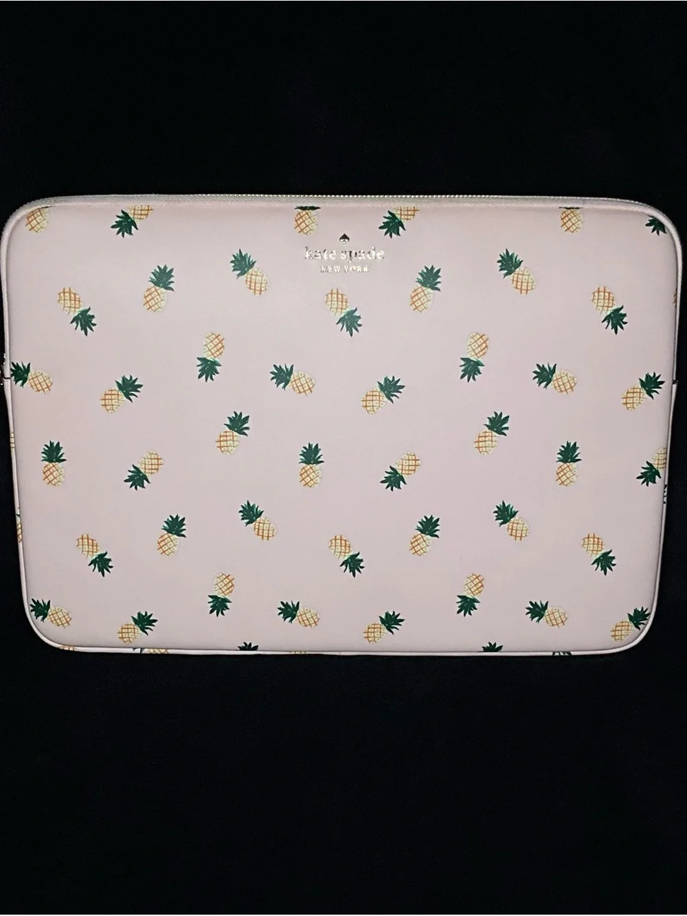 kate spade Pink Pineapple Print Laptop Sleeve